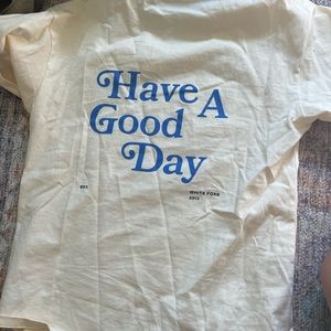 White fox have a good day tee cream